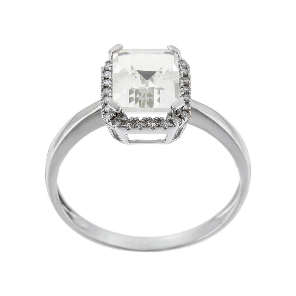 Anillo "Maestromantique" D0.08/26 & Tb 2.02/1 - Oro blanco 375/1000