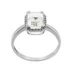 Anillo "Maestromantique" D0.08/26 & Tb 2.02/1 - Oro blanco 375/1000