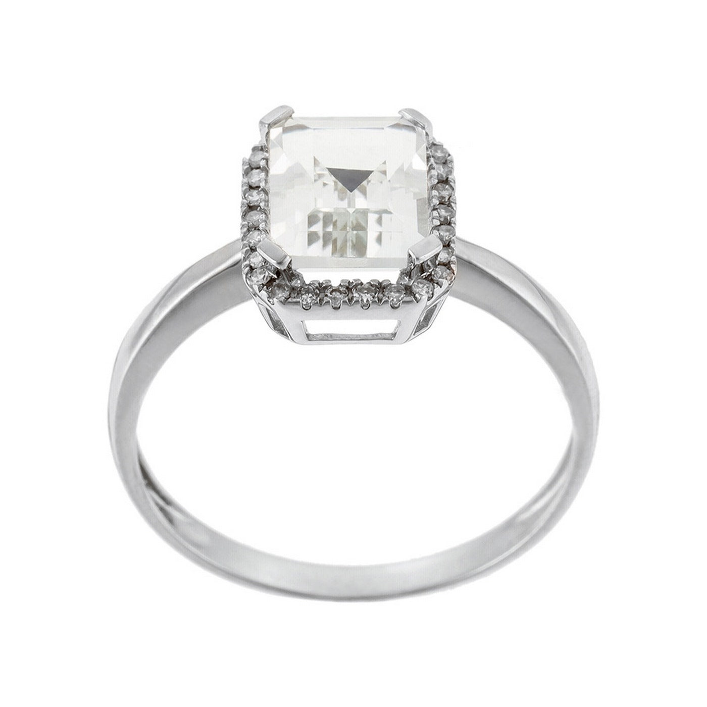 Anillo "Maestromantique" D0.08/26 & Tb 2.02/1 - Oro blanco 375/1000