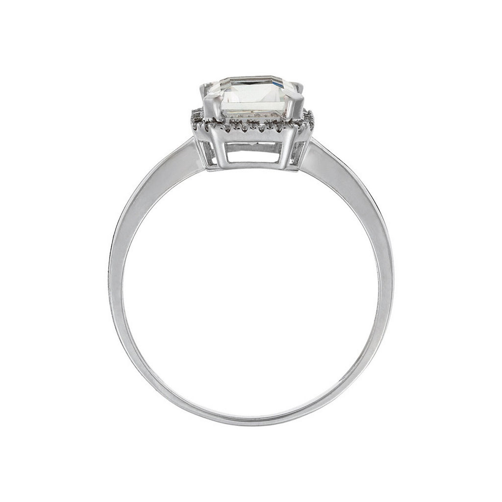 Anillo "Maestromantique" D0.08/26 & Tb 2.02/1 - Oro blanco 375/1000