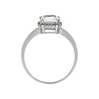 Anillo "Maestromantique" D0.08/26 & Tb 2.02/1 - Oro blanco 375/1000