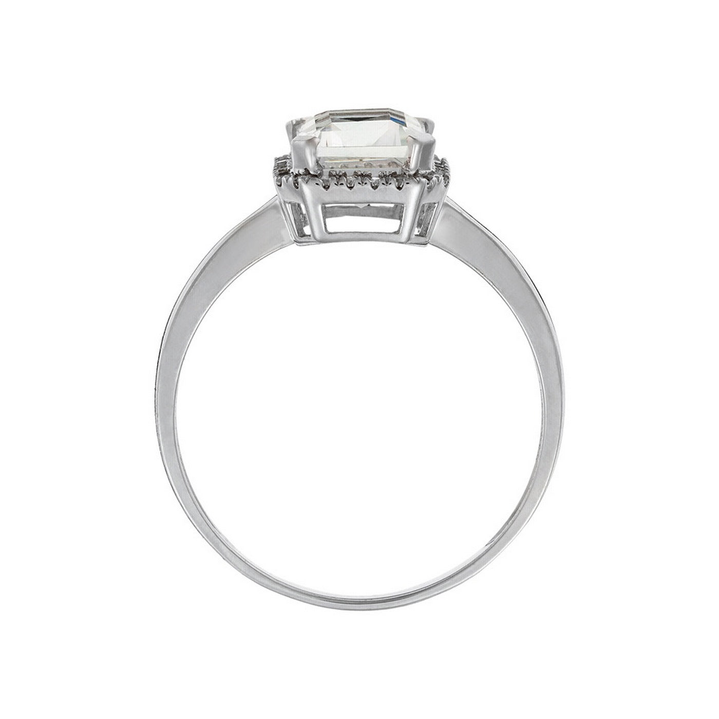 Anillo "Maestromantique" D0.08/26 & Tb 2.02/1 - Oro blanco 375/1000