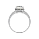 Bague "Maestromantique" D0,08/26 & Tb 2,02/1 - Or Blanc 375/1000