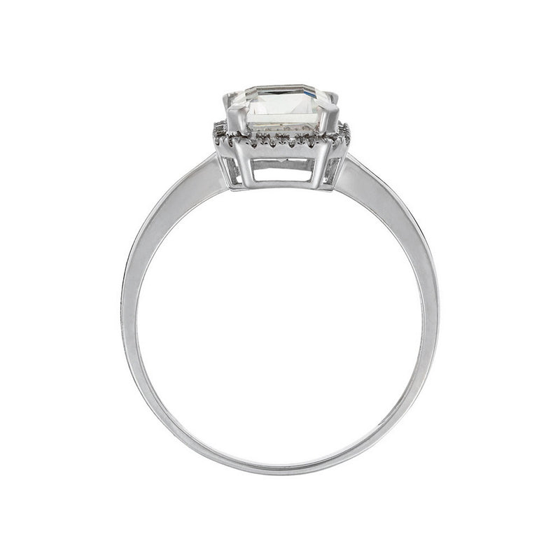 Bague "Maestromantique" D0,08/26 & Tb 2,02/1 - Or Blanc 375/1000