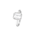 Bague "Maestromantique" Diamants 0,08/26 & Tb 2,02/1 - Or Blanc 375/1000