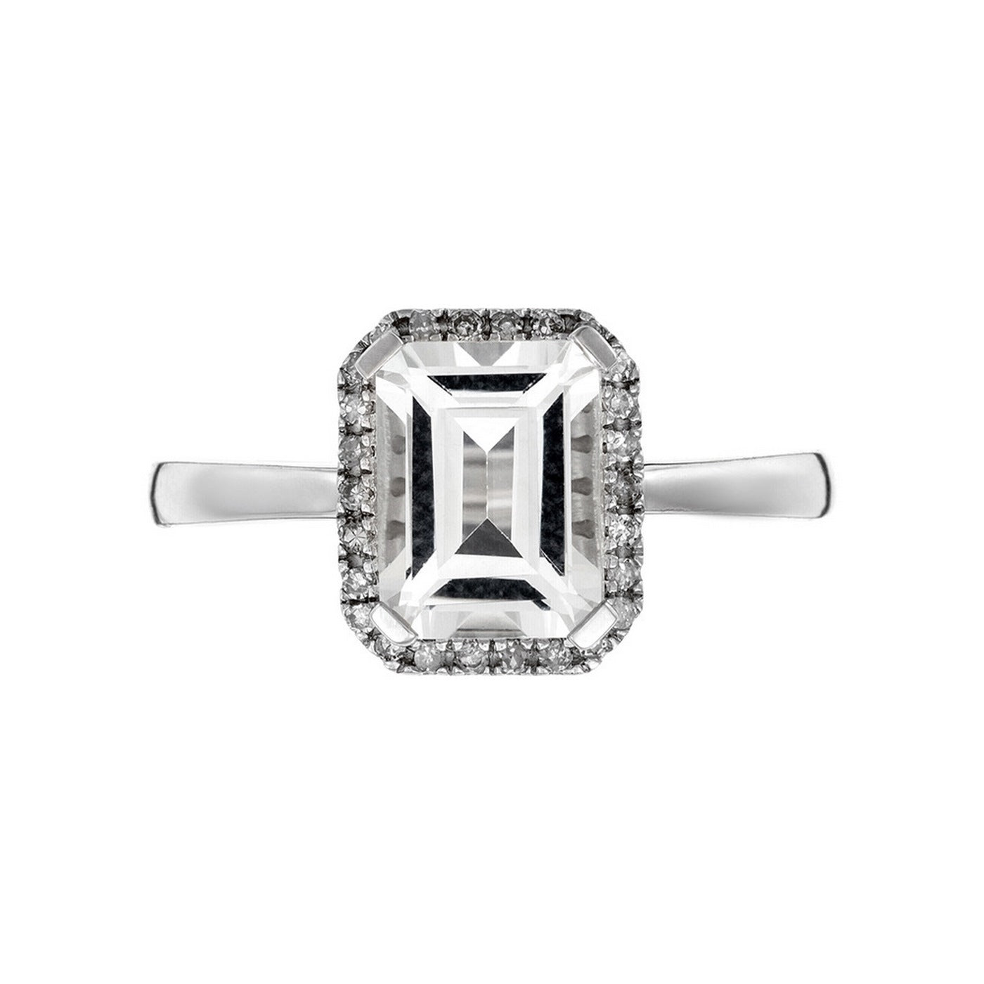 Anillo "Maestromantique" D0.08/26 & Tb 2.02/1 - Oro blanco 375/1000
