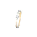 Bague "Ma Bien Aimée" D0,08/1 - Or Bicolore 375/1000