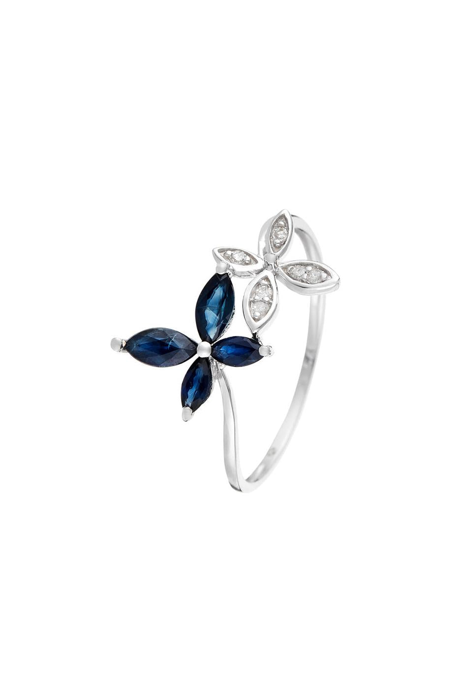 “Héméra” ring D0.032/6 & Sapphire 0.686/4