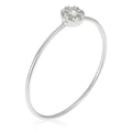 Anello "Regina di bellezza" D0,06/8 - Oro bianco 375/1000