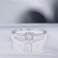Bague "Akna" Diamants 0,11/11 - Or Blanc 375/1000