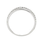 Anillo "Alianza Divina" Diamantes 0,12/24 - Oro Blanco 375/1000