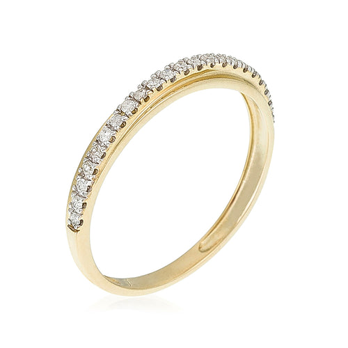 Bague "Alliance Divine" Diamants 0,12/24