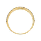 "Alliance Divine" Diamond Ring 0.12/24 - Yellow Gold 375/1000