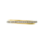 "Alliance Divine" Diamond Ring 0.12/24 - Yellow Gold 375/1000