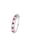 “Koh Samui” ring D0.09/6 & Ruby 0.39/7