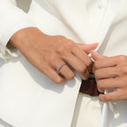 Bague "Koh Samui" D0,09/6 & Rubis 0,39/7