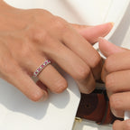 Bague "Koh Samui" D0,09/6 & Rubis 0,39/7