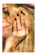 “Koh Samui” ring D0.09/6 & Ruby 0.39/7