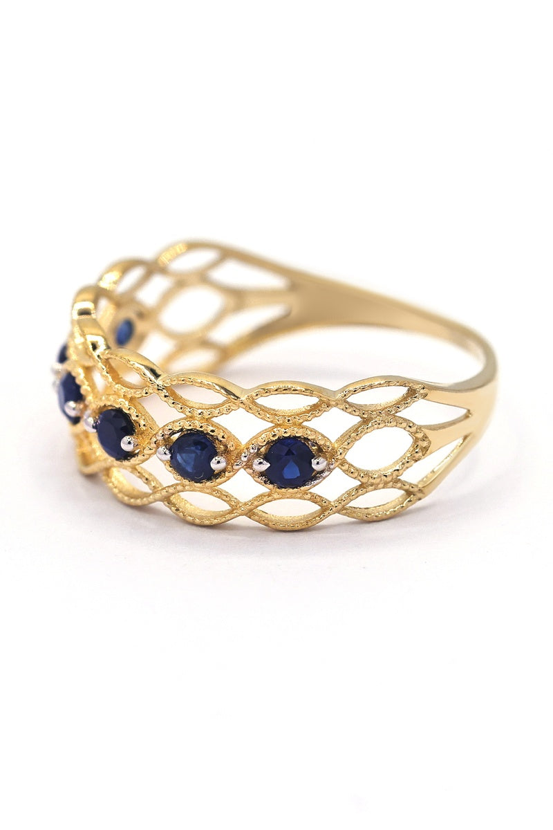 Bague "Pianosa" Saphir 0,38/6