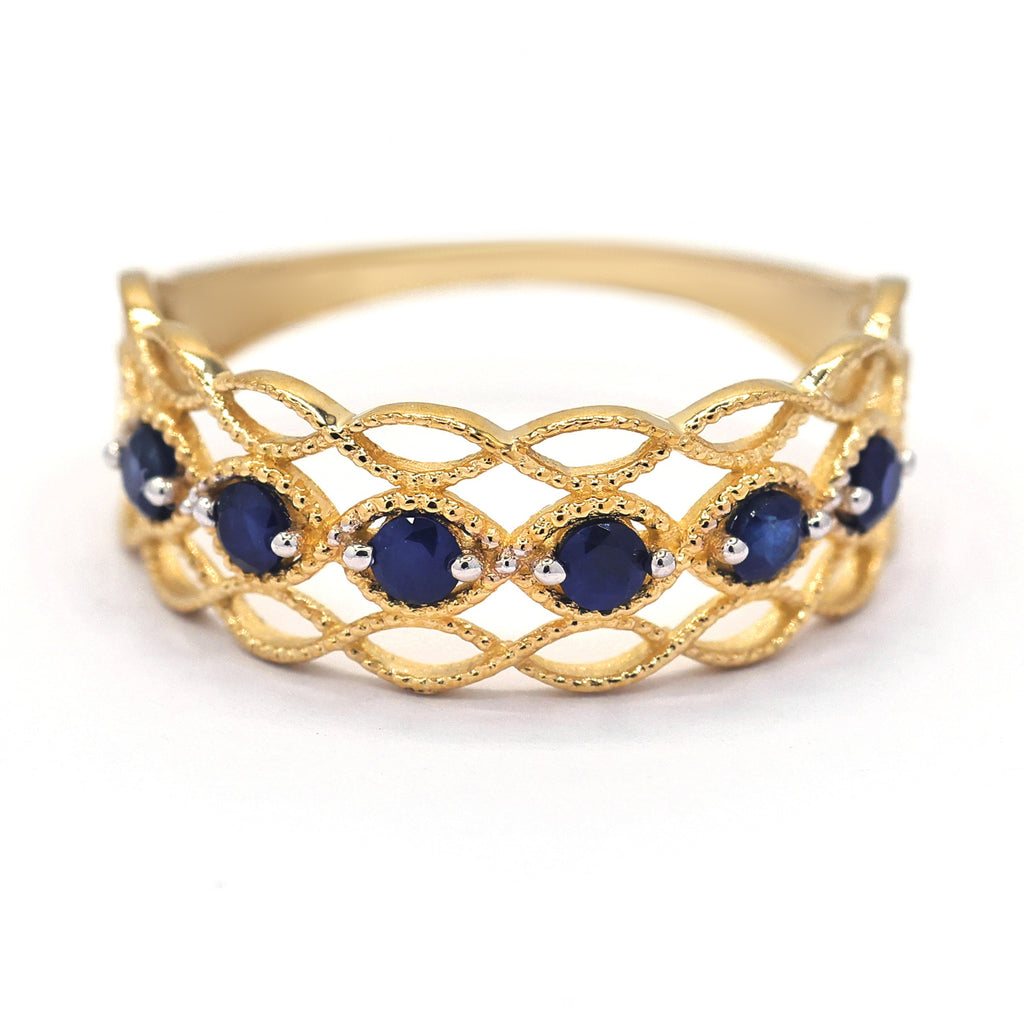 Bague "Pianosa" Saphir 0,38/6