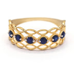 Bague "Pianosa" Saphir 0,38/6