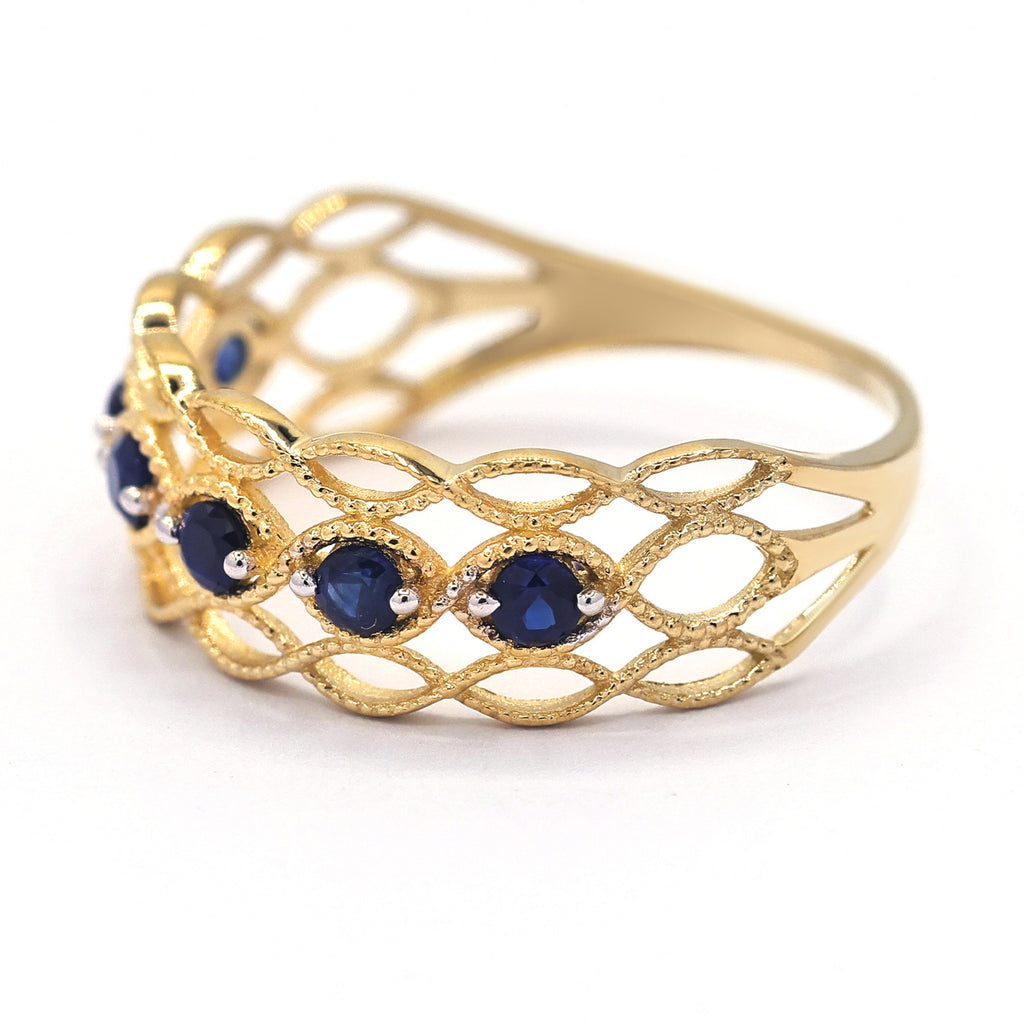 Bague "Pianosa" Saphir 0,38/6