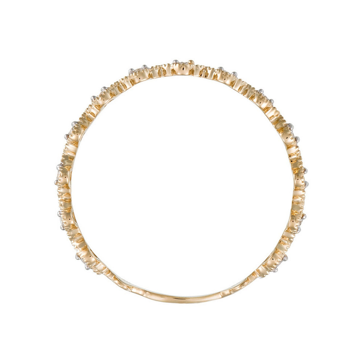 "Alicante" Ring D0,14/13 - 375/1000 Yellow Gold