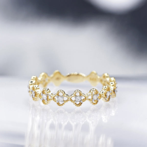 Bague "Alicante" Diamants 0,14/13 - Or Jaune 375/1000