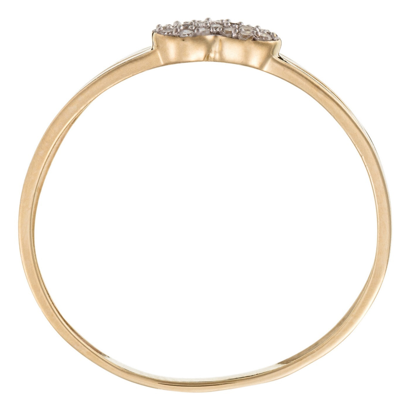 Anillo “Grabado En Mi Corazón” D0.10/29 – Oro Amarillo 375/1000