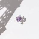 Anillo "Pukhet" D0.11/32 y Amatista 2.72/1 - Oro blanco 375/1000