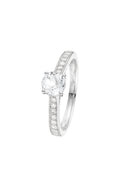 Bague "Héra" D0,31/18 & Topaze Blanche 0,90/1