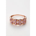 Bague "Astéria" D0,051/16, Rose Amethyste 0,429/13 - Or Rose 375/1000