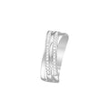 Anillo "Mia" con diamantes 0,2/40 - Oro blanco 375/1000