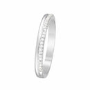 Bague "Suprême" Diamants 0,07/23 - Or Blanc 375/1000