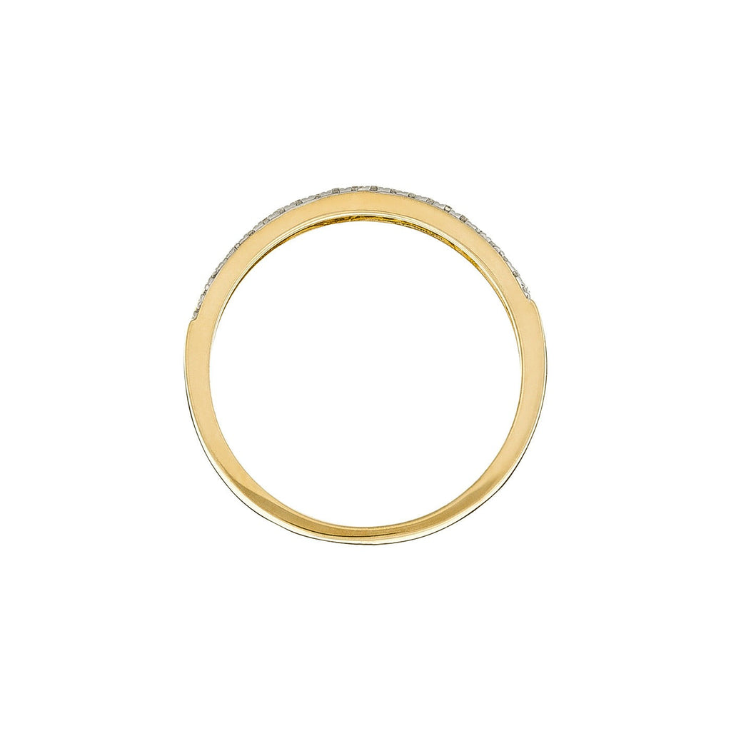 Anillo de Diamantes "Supreme" 0.07/23 - Oro Amarillo 375/1000