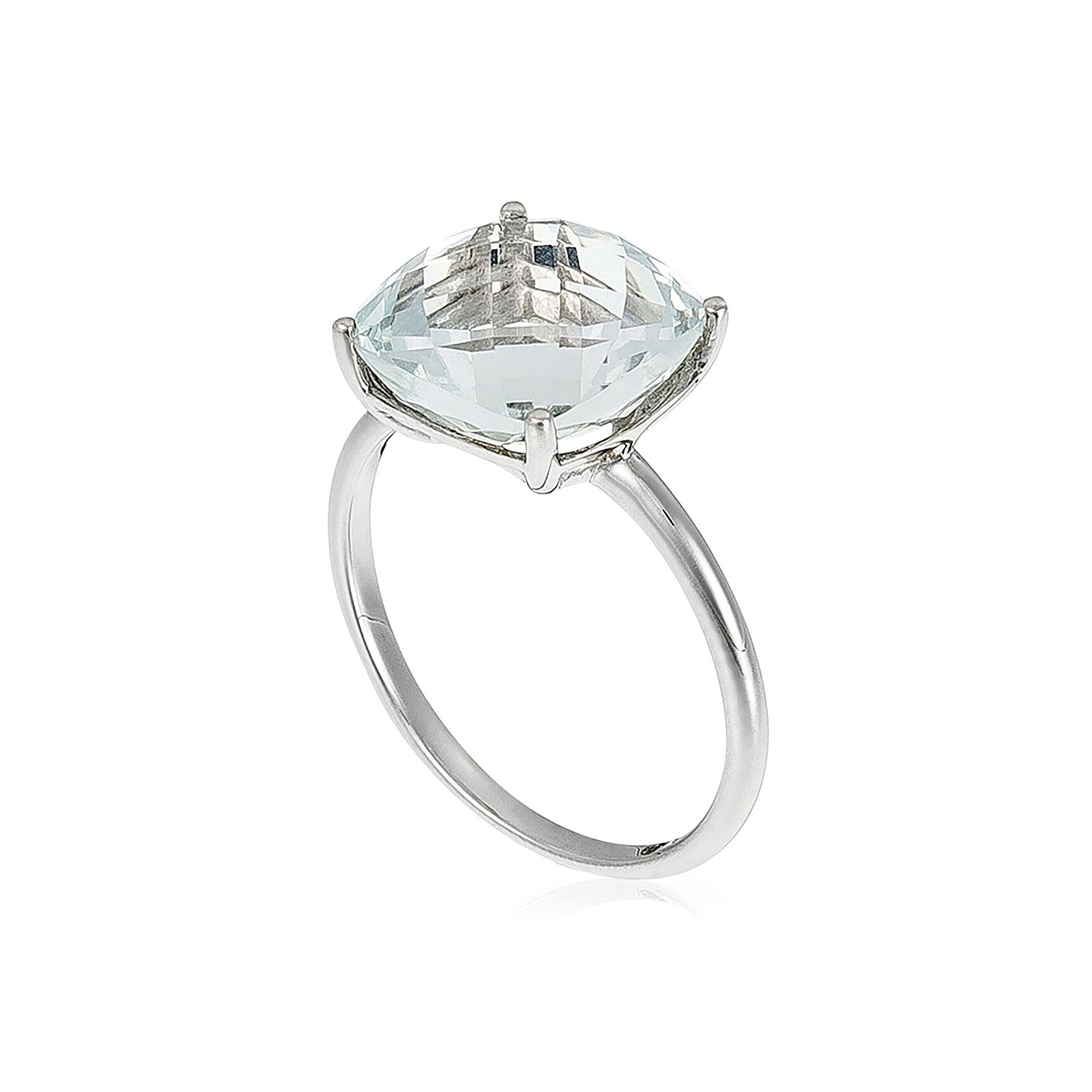 “Amathia” White Topaz Ring 5.5/1