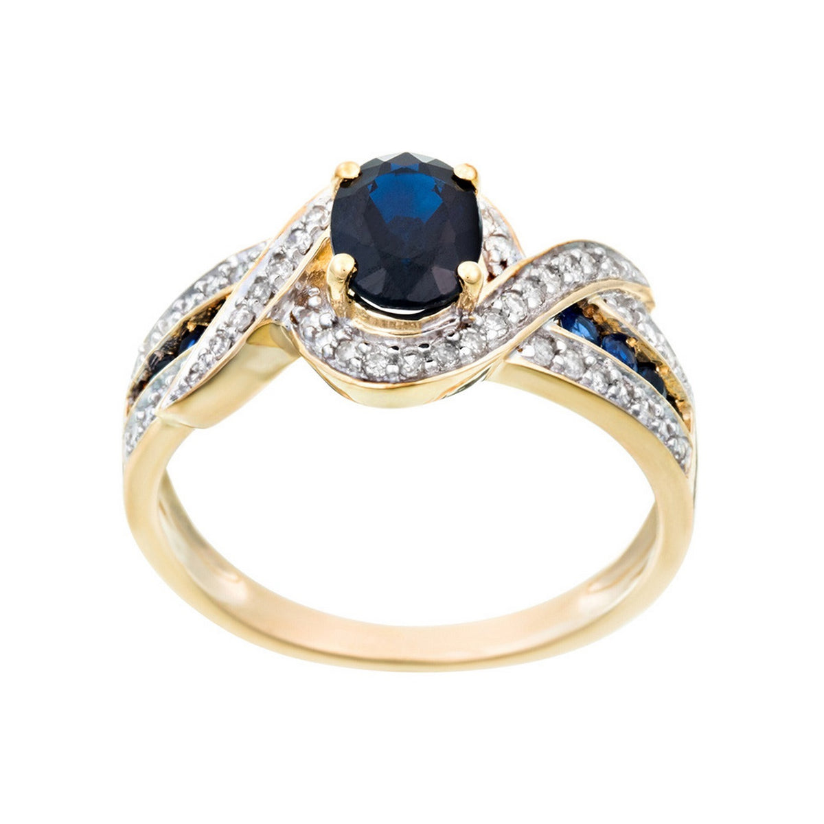 Romblon Ring, D 0.52/50 Sa 1.35/9 - 375/1000 Yellow Gold