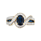 Romblon Ring, D 0.52/50 Sa 1.35/9 - 375/1000 Yellow Gold