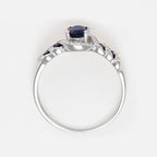 Bague "Siquijor" D 0,18/34 Sa 0,94/9 - Or Blanc 375/1000