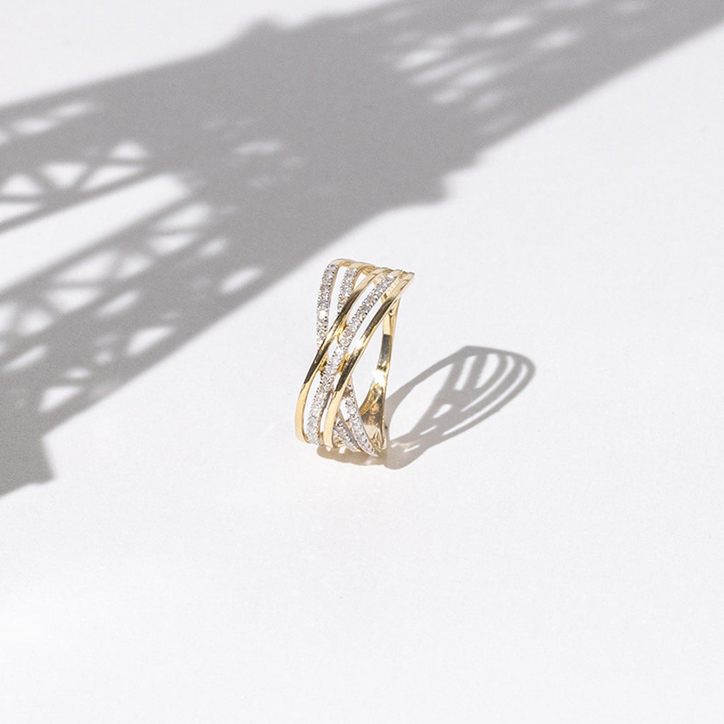 Anillo "Lampang" D 0.24/53 - Oro amarillo 375/1000
