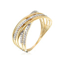 Bague "Lampang" D 0,24/53 - Or Jaune 375/1000