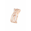 Bague "Lampang" D 0,24/53 - Or Rose 375/1000