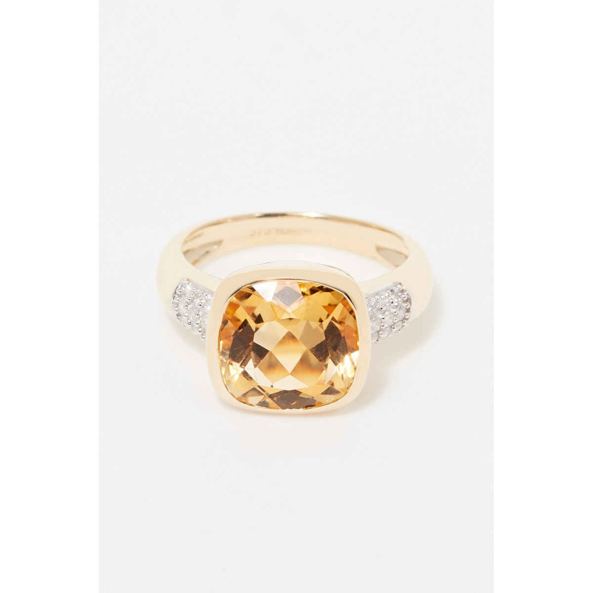 Bague "Sucre D'Orge" D0,17/18 Ct4,4/1 - Or Jaune 375/1000