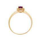 Bague "Capiz" D 0,06/18 Ru 0,55/1 - Or Jaune 375/1000