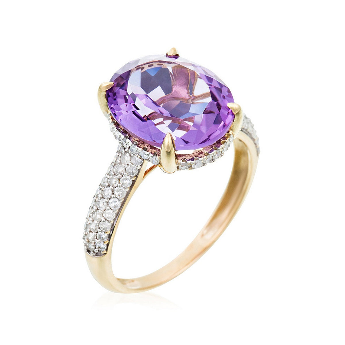 Anello "Maitland" D 0,44/80 Am 9,2/1 - Oro giallo 375/1000