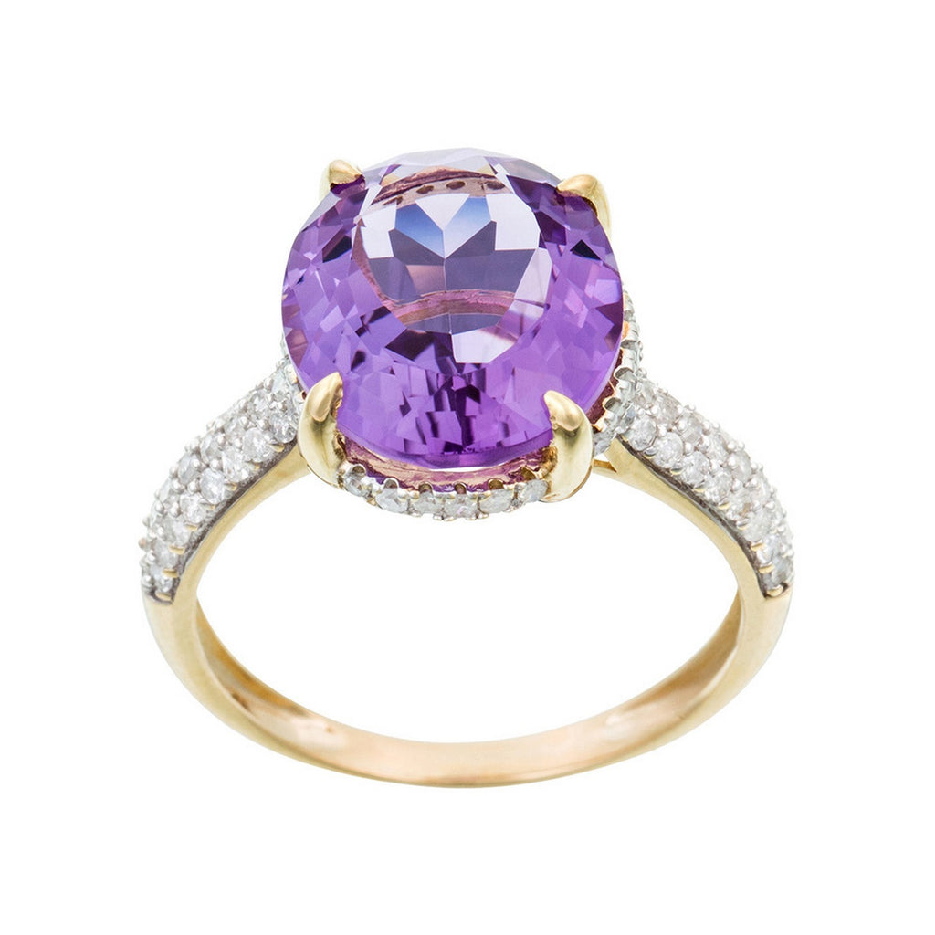 Anello "Maitland" D 0,44/80 Am 9,2/1 - Oro giallo 375/1000