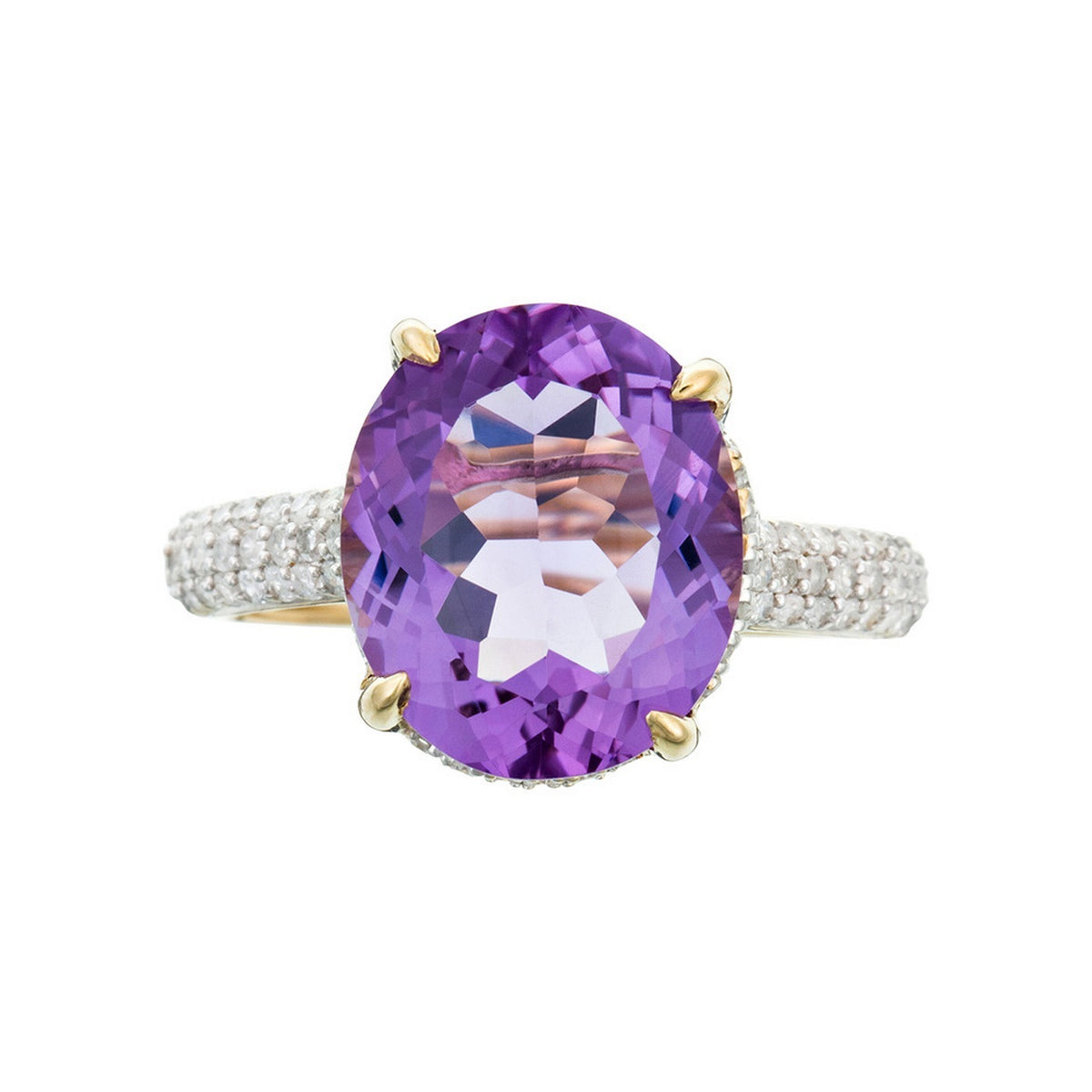 Anello "Maitland" D 0,44/80 Am 9,2/1 - Oro giallo 375/1000