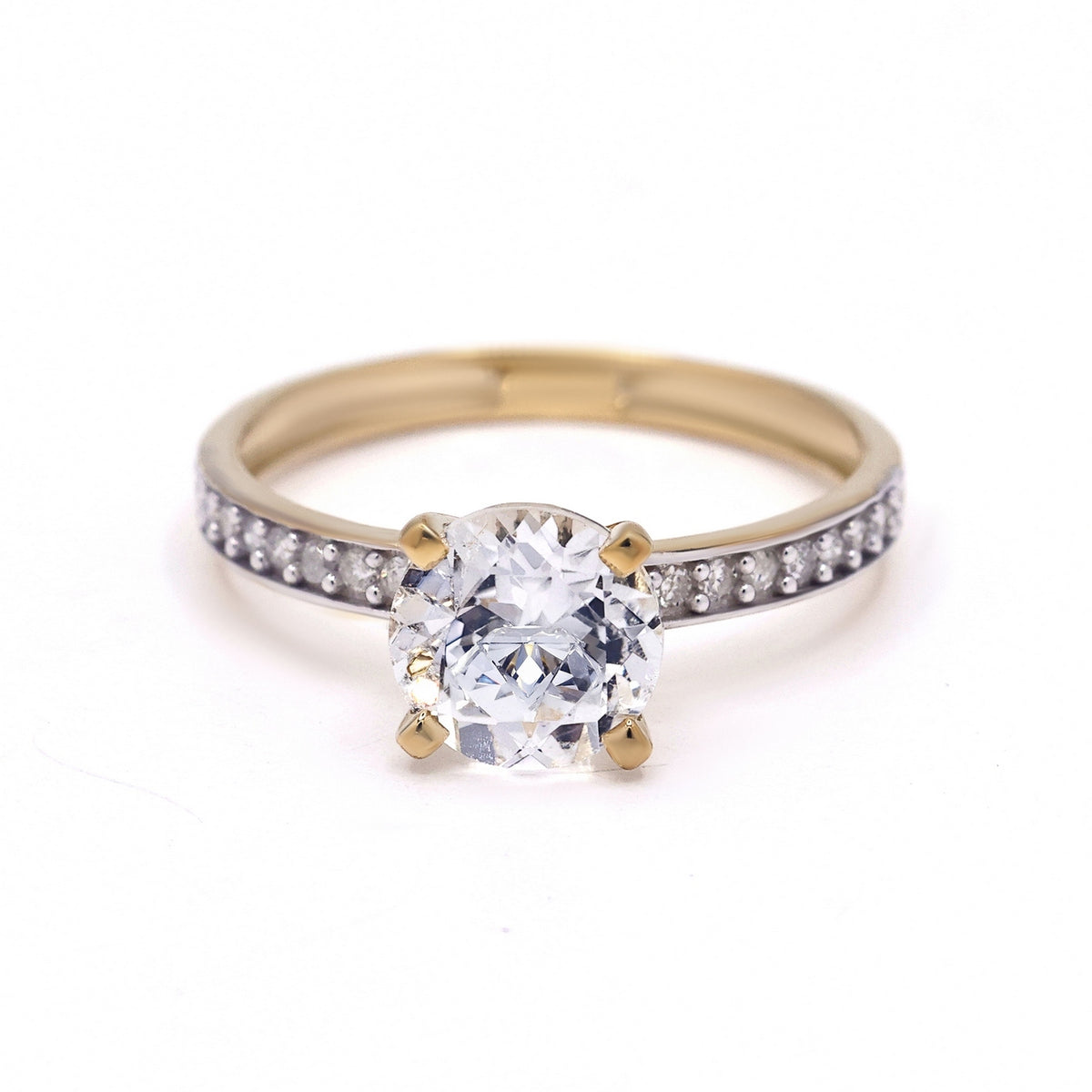 Bague "Colombine" D0,113/18; Wt1,573/1 - Or Jaune 375/1000