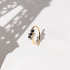 "Melbourne" Ring D 0,068/10 Sa 0,54/3 - 375/1000 Yellow Gold