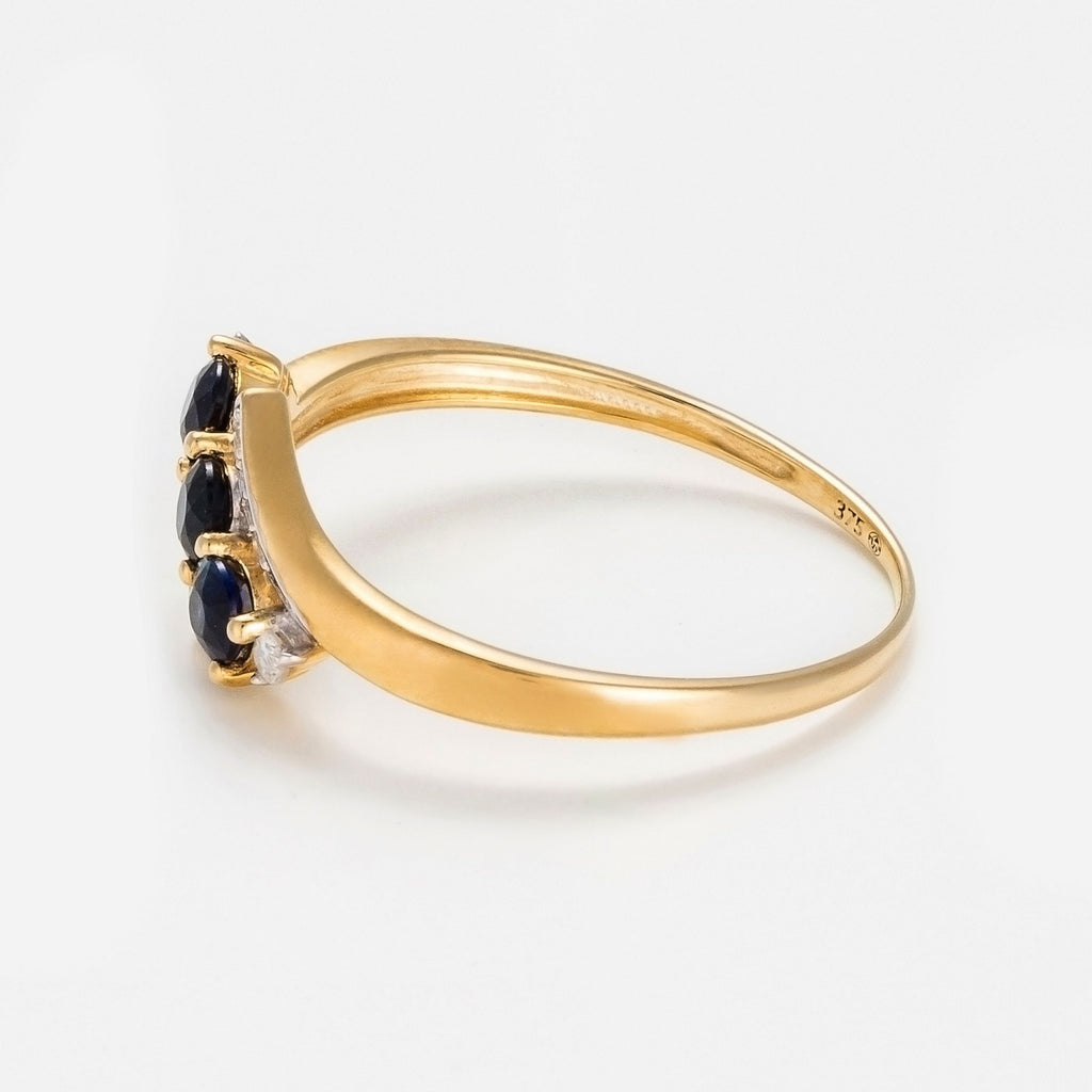 "Melbourne" Ring D 0,068/10 Sa 0,54/3 - 375/1000 Yellow Gold